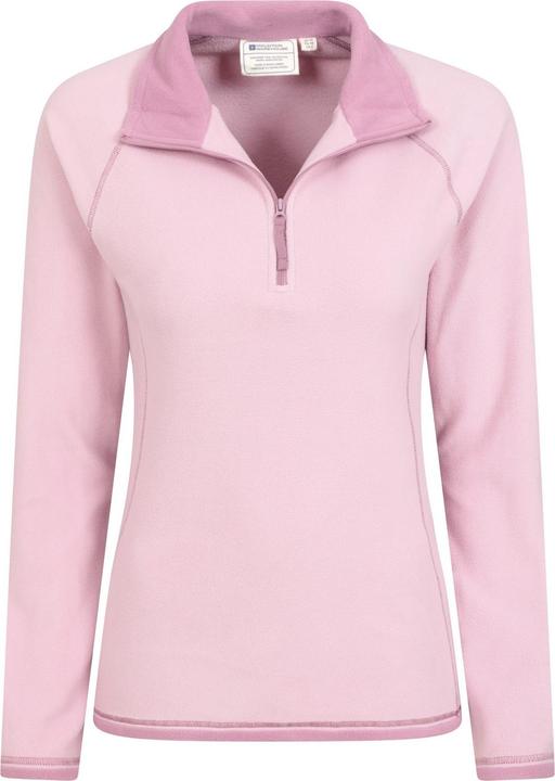 Actual product image Mountain Warehouse Womens/Ladies Montana Half Zip Fleece Top (36 D)