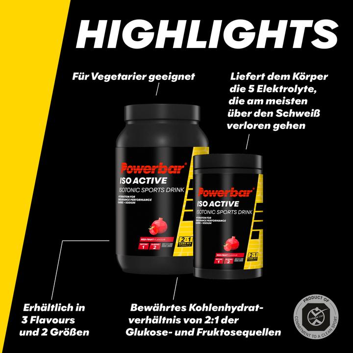 Immagine prodotto Powerbar Isoactive (Melagrana, Lampone, 1 x)