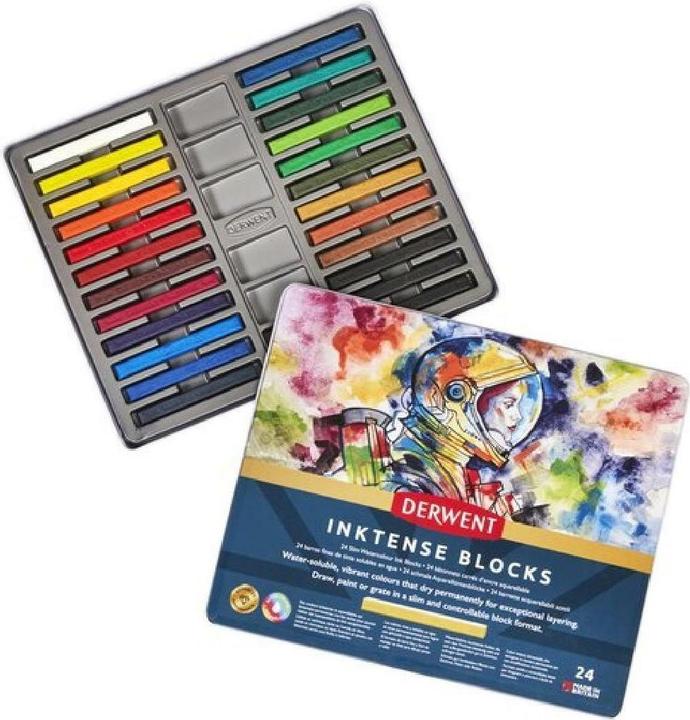 Produktbild Derwent Inktense Aquarellkreidestifte (Mehrfarbig, 1 x)