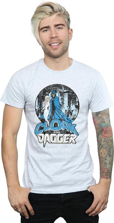 Actual product image Mens Cloak And Dagger Retro T-Shirt (L)