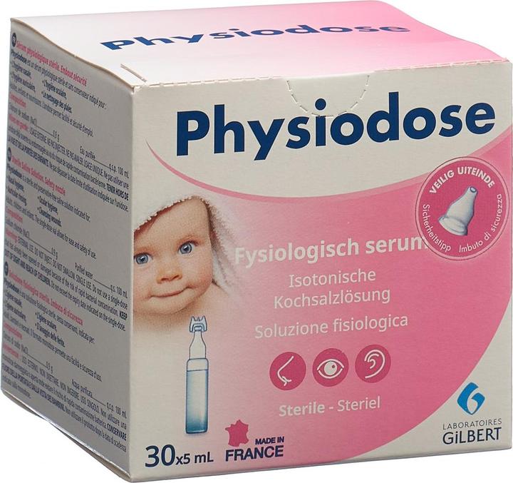 Physiodose Solution saline physiologique (30 pièce(s))