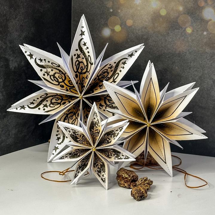 Immagine prodotto FarbTon Timbro in silicone per stella pieghevole piccola "Natale