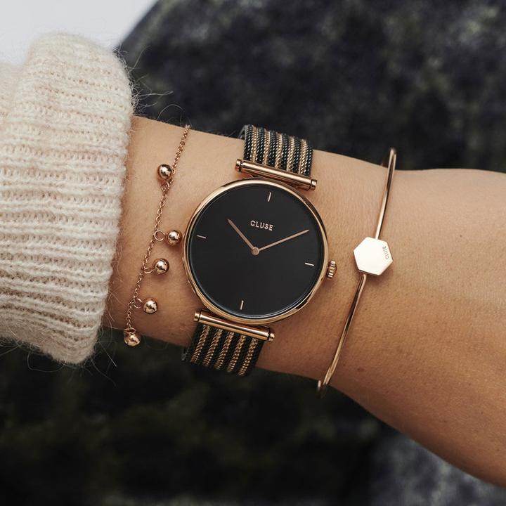 Produktbild Cluse Triomphe Mesh Rosé (Analoguhr, 33 mm)