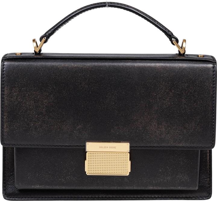 Actual product image Golden Goose venezia handbag in black leather