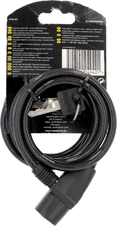 Produktbild Master Lock Spiralschloss 8126EURDPRO (180 cm)