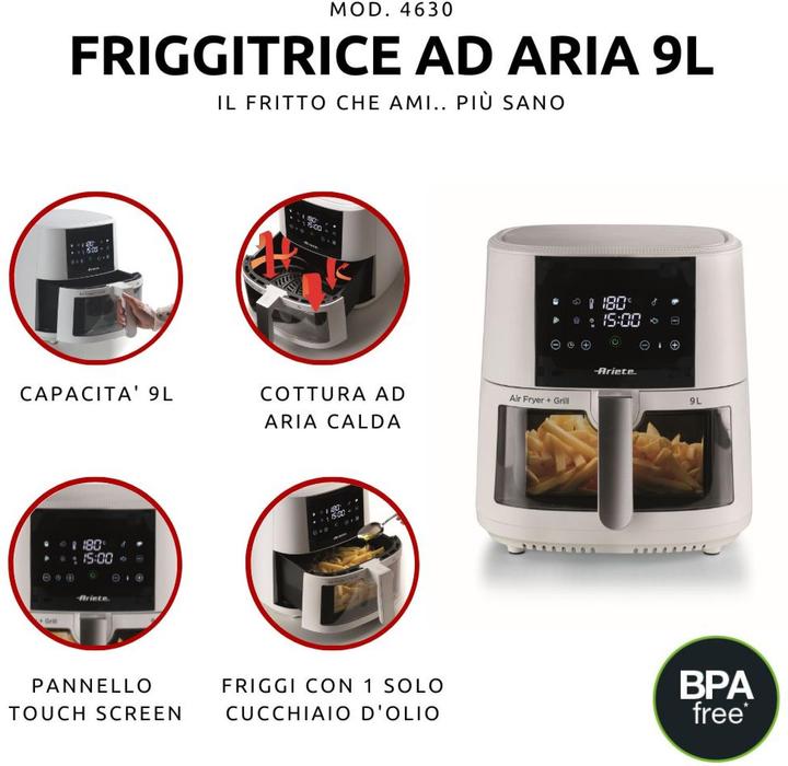 Immagine prodotto Ariete 4630 Friggitrice ad aria (Spina CH)