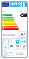 Energy Label Miele TSA 500-23 CH (8 kg, Left, EU plug)