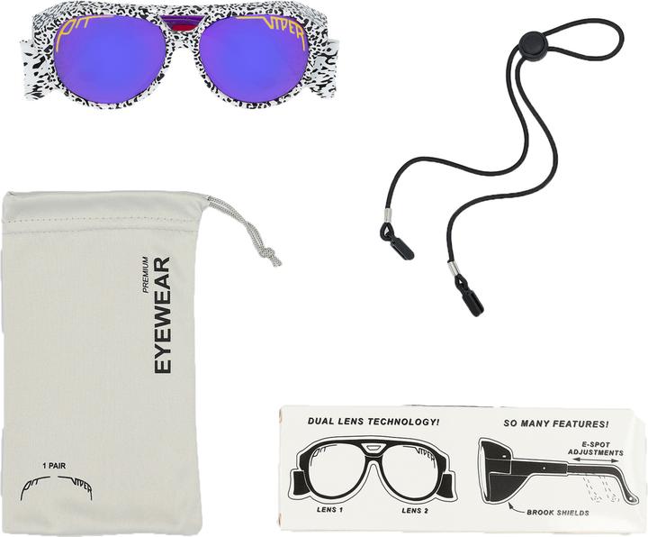 Actual product image Pit Viper The Exciters The Son Of Beach Polarized (White, Black, Lilac)