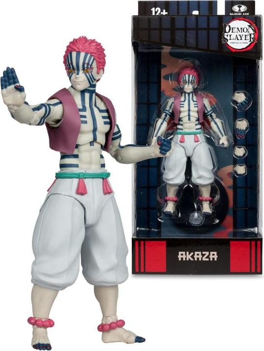 Actual product image McFarlane Demon Slayer: Kimetsu no Yaiba action figure Akaza 18 cm
