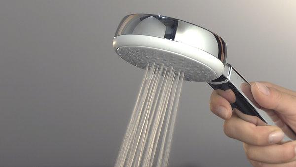 Actual product image hansgrohe HG hand shower Crometta 100 Vario DN 15 EcoSm version 9 l/min white/chrome
