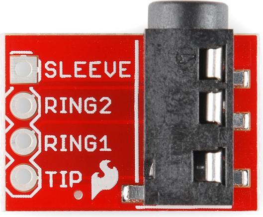 Actual product image SparkFun 3.5mm phone jack breakout (TRRS)