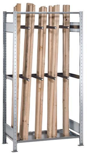Produktbild Schulte Lagertechnik Stecksystem Anbauregal MULTIplus150 für Langgut