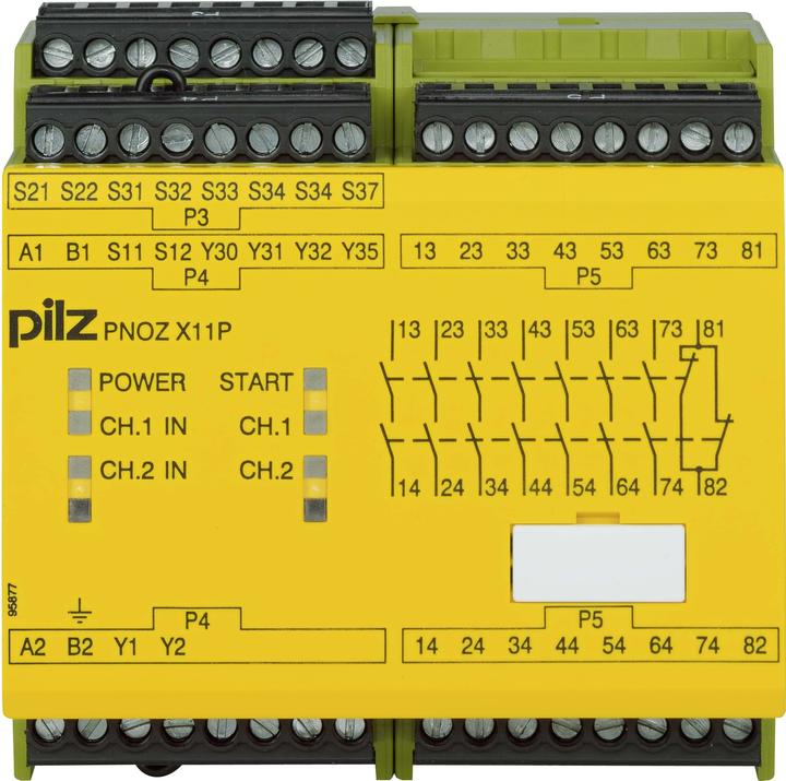 Immagine prodotto Pilz 777080 PNOZ X11P 24VAC 24VDC 7n/o 1n/c 2so
