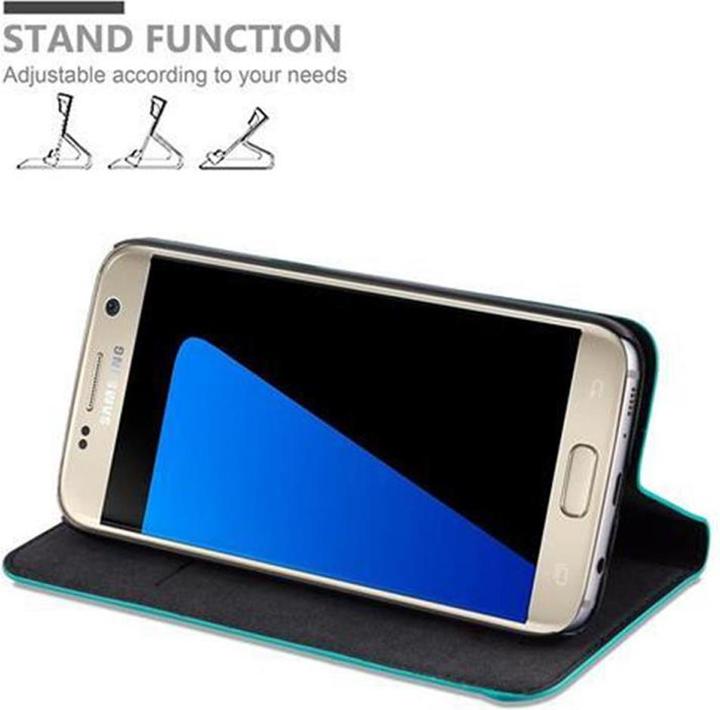 Actual product image Cadorabo Book Invisible Magnet Cover (Samsung Galaxy S7)