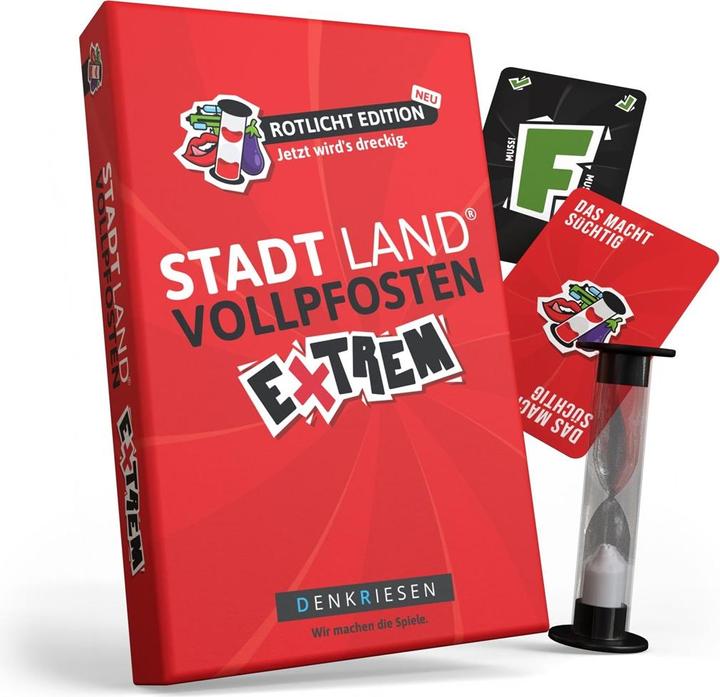 Produktbild Denkriesen STADT LAND VOLLPFOSTEN – EXTREM - Rotlicht Edition - "Jetzt wird's drecking" (Deutsch)