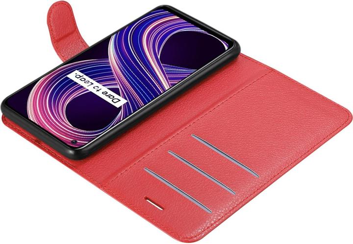 Productafbeelding Cadorabo Boek Stand Case voor Realme 8 5G / V13 / Q3 / Q3i / Narzo 30 5G (Realme Narzo 30 5G, Realme V13, Realme Q3i 5G)