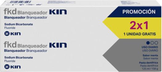 Immagine prodotto KIN Dentifricio sbiancante Fkd 2x125ml (250 ml)