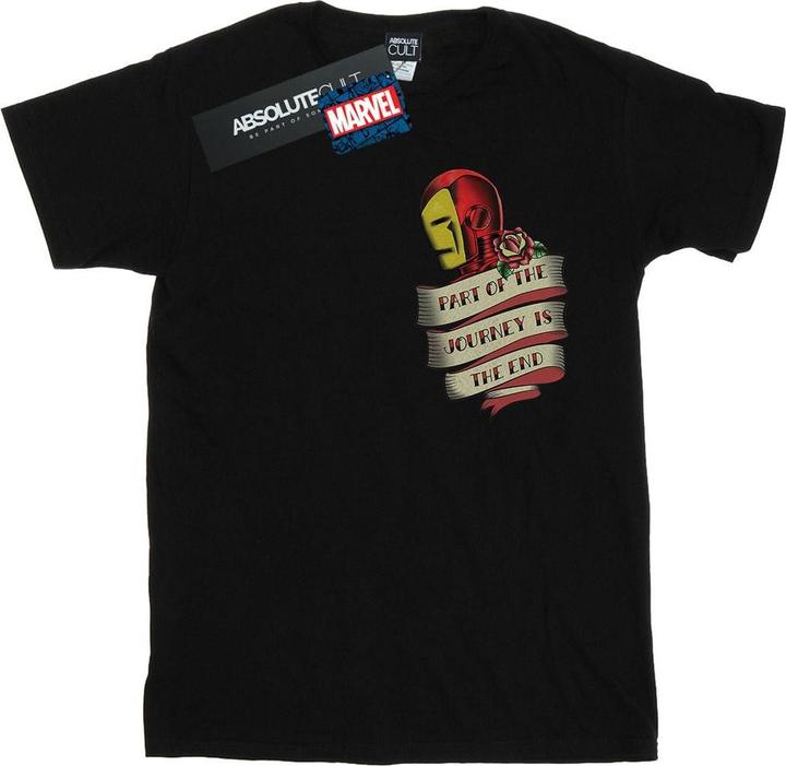 Produktbild Iron Man Tattoo Journey Breast Print TShirt (XXL)