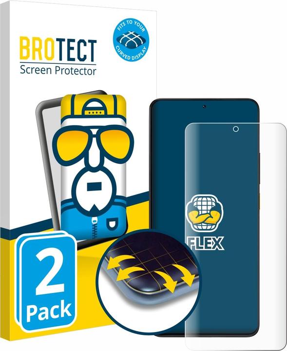 Produktbild BROTECT Full-Cover Displayschutz (2 Stück, Xiaomi Poco X6 Pro)