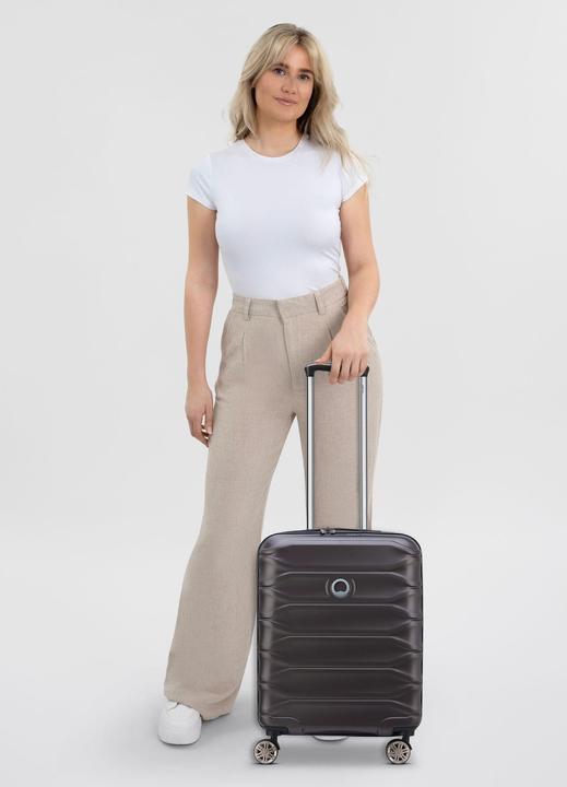 Actual product image Delsey Meteor 4-wheel cabin trolley 55 cm with stretch fold (46 l, Hand luggage (up to 50 litres))