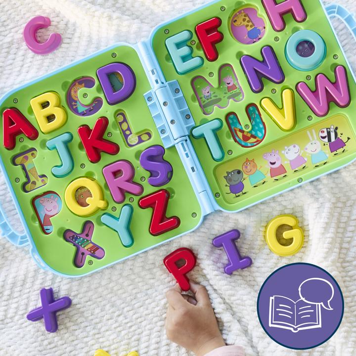 Produktbild Hasbro Peppas Buchstabenbox, Alphabet-Puzzle, Vorschul-Spielzeug