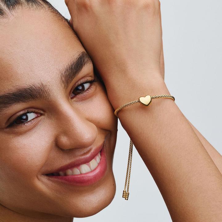 Actual product image Pandora Be Love Heart Charm (14K gold-plated)