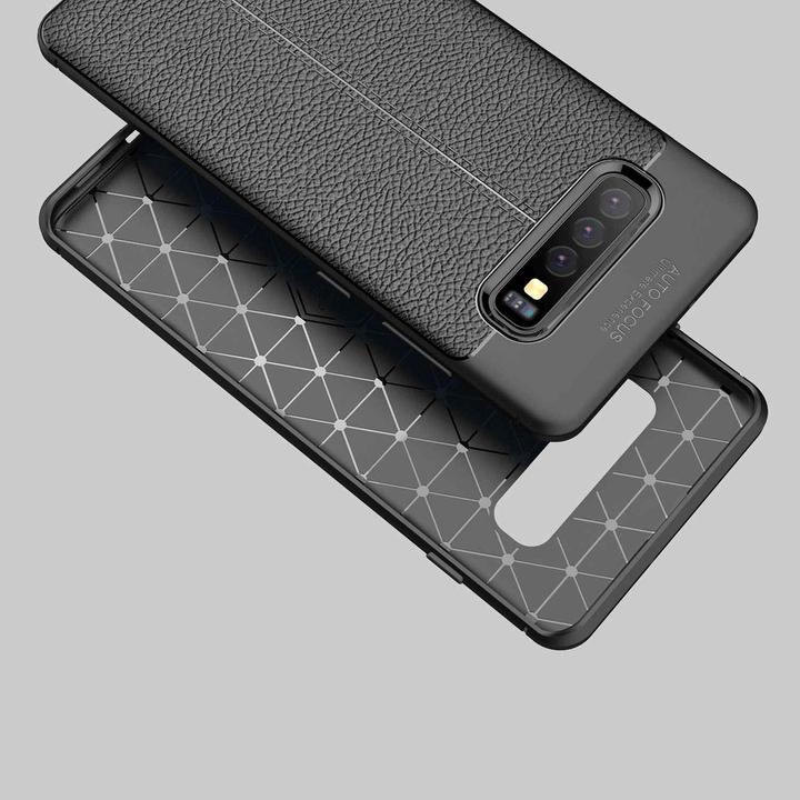 Immagine prodotto Cadorabo Copertura in TPU con struttura in similpelle (Samsung Galaxy S10+)