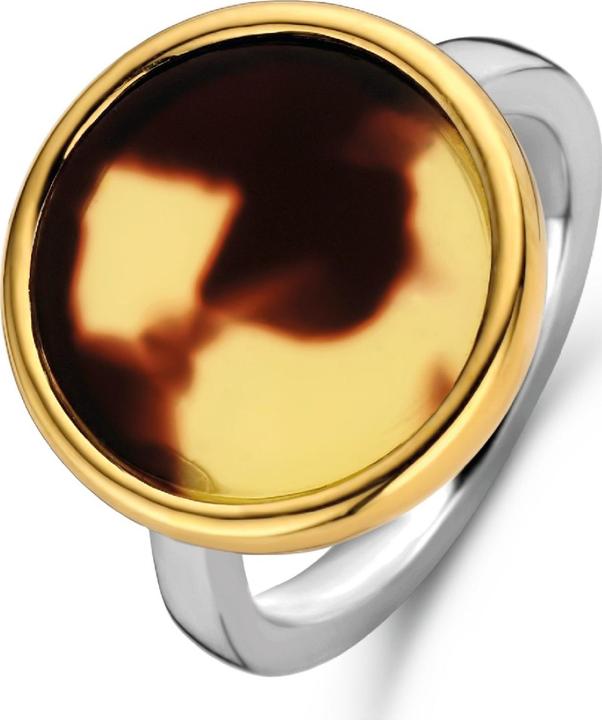 Immagine prodotto Ti Sento Milano Anello tartaruga bicolore placcato oro giallo 12208TU (56, 925 Argento)