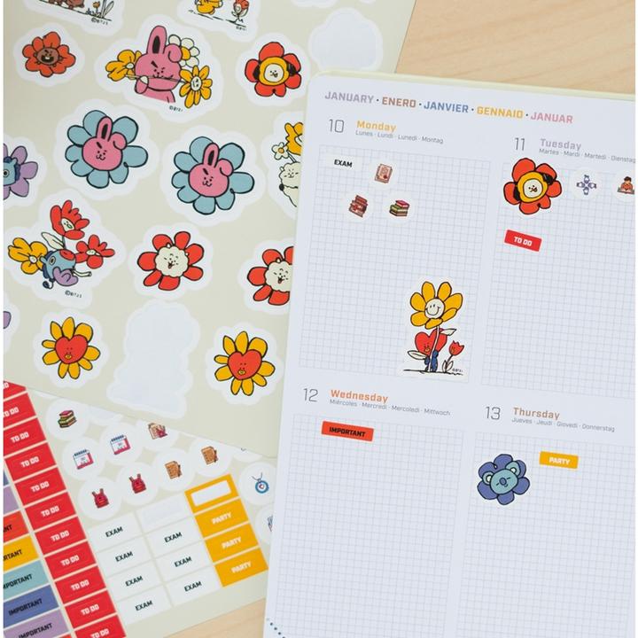 Produktbild Line Friends Linienfreunde - Kalender