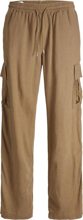Jack & Jones Jpstbill Jjnate Linen Blend Cargo Jogger