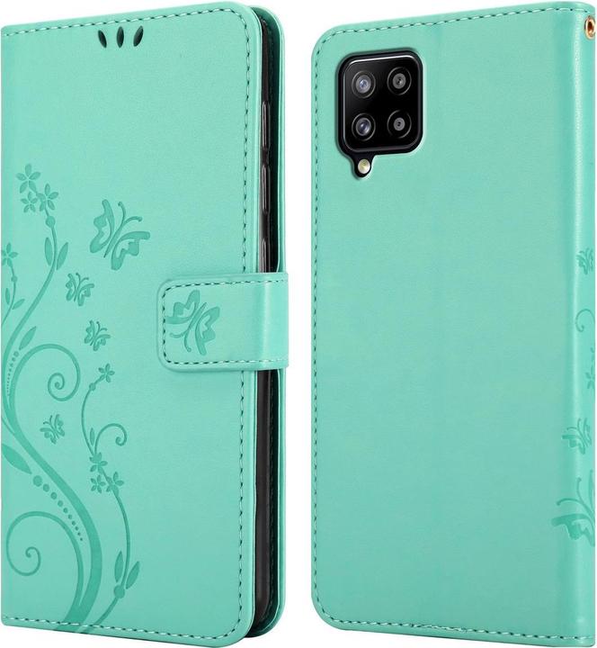 Actual product image Cadorabo Flower Book Cover (Samsung Galaxy M42 5G, Samsung Galaxy A42 5G)