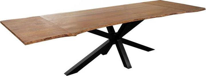 Produktbild SAM JANNIK Baumkante massiv Akazie stonefarben (160 x 90 x 77 cm)