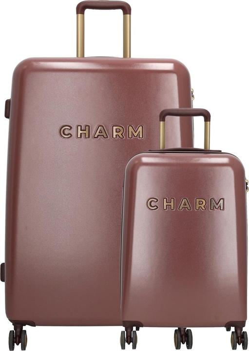Produktbild Charm Charme London Schönes Reisegepäck Set - 2 - TSA Slot - Bordeaux rot (95 l, L (90 - 115l))