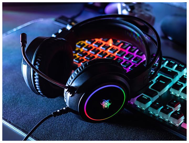 Actual product image Tracer Gaming Ακουστικά GZ X1 με RGB LED φωτισμό,Εύκαμπτο μικρόφωνο,USB,Ρυθμιστή έντασης - SLU47523