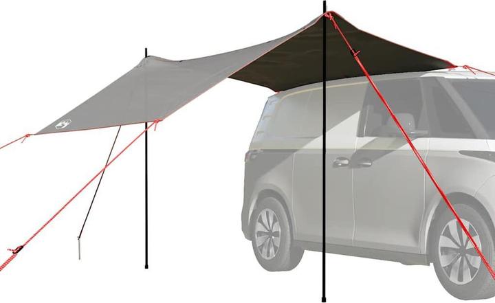 Actual product image VidaXL Car tent grey and orange Waterproof (2.25 kg)