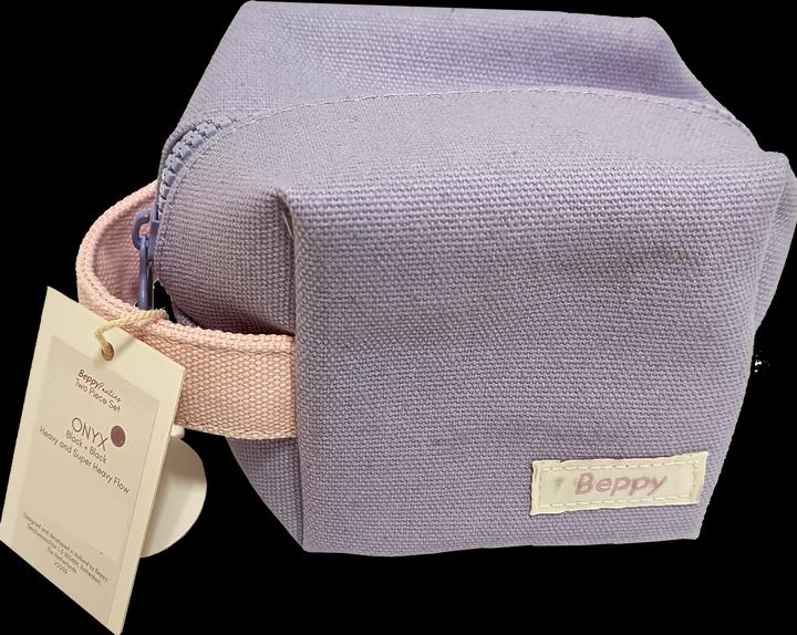 Produktbild Beppy Panties «ONYX» Schwarz, Grösse L, zwei Menstruations-Slips mit Waschtasche und Aufbewahrungstas (L)