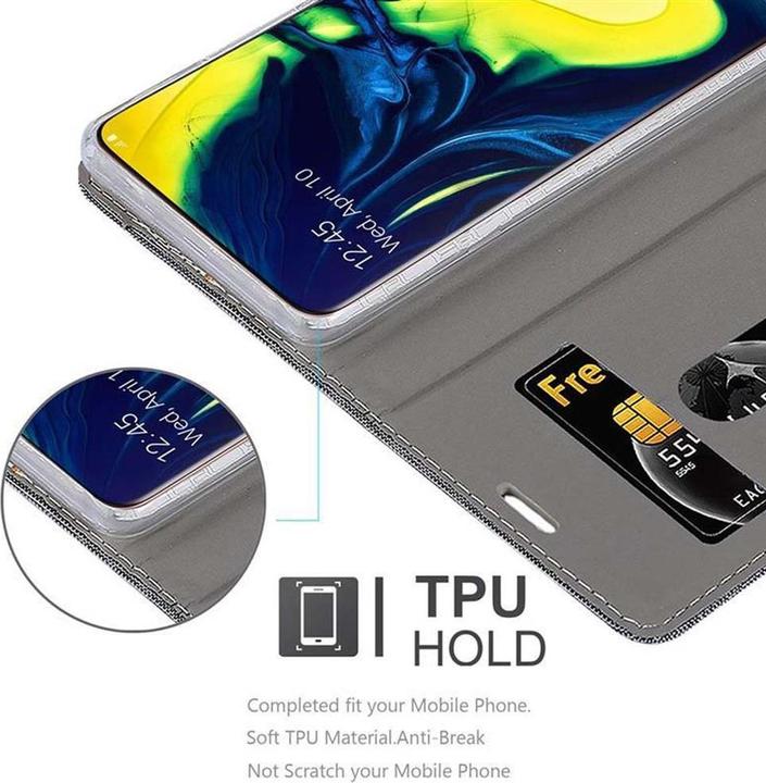 Actual product image Cadorabo Book Jeans Optics Cover (Samsung Galaxy A80)