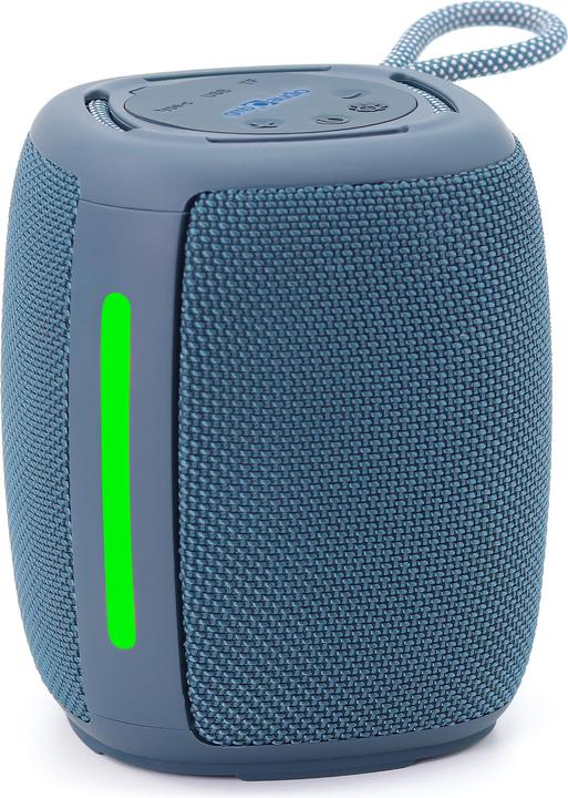 Actual product image Gembird Bluetooth LED speaker black (4 h, Electrical connection)