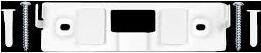 Produktbild Bose Omnijewel C Channel Wall Bracket, White (1 Stk., Wandmontage)