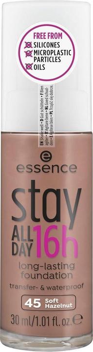 essence Foundation Stay All Day 16h Long-Lasting 45 Soft Hazelnut (45 Soft Hazelnut)