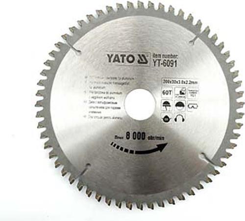 Immagine prodotto Yato Lama HM 210 x 30, 72 denti, TFZ, per alluminio, plastica, metalli non ferrosi
