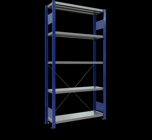 Immagine prodotto Schulte Lagertechnik MULTIplus330 sistema di scaffalatura di base senza viti con traversa