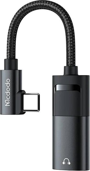 Immagine prodotto Mcdodo Adattatore da USB-C a AUX Mini Jack 3,5 mm + USB-C (USB tipo C, Jack da 3.5mm)