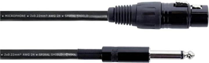 Image du produit Cordial EM 10 FP XLR Verbindungskabel (1x XLR-Buchse 3 polig - 1x Klinkenstecker (jack 6.3mm)