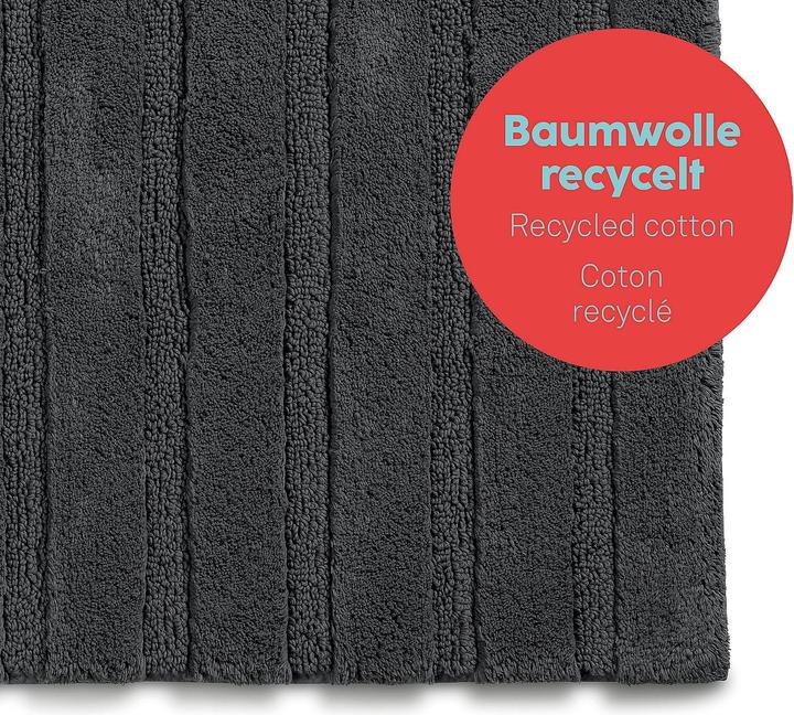 Produktbild Kela Badematte Megan granitgrau (100 x 60 cm)