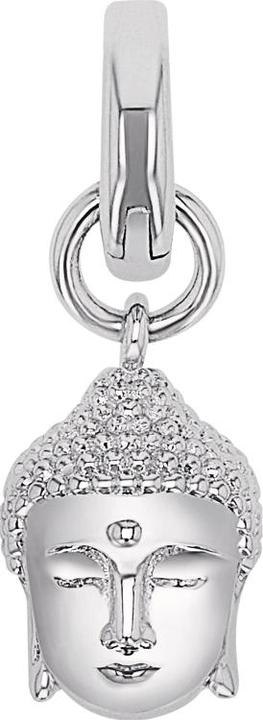 Amor Charms für Damen, 925 Sterling Silber | Buddha (Silber 925)