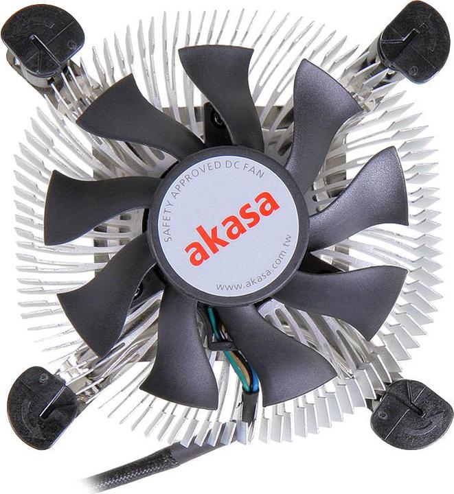 Actual product image Akasa AK-CCE-7106HP Low Profile CPU Cooler Intel (29.50 mm)