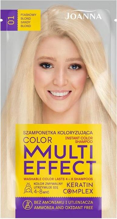 Productafbeelding Joanna Multi Effect Haarverf Tint 01 Zand Blond 35g (Zandblond)