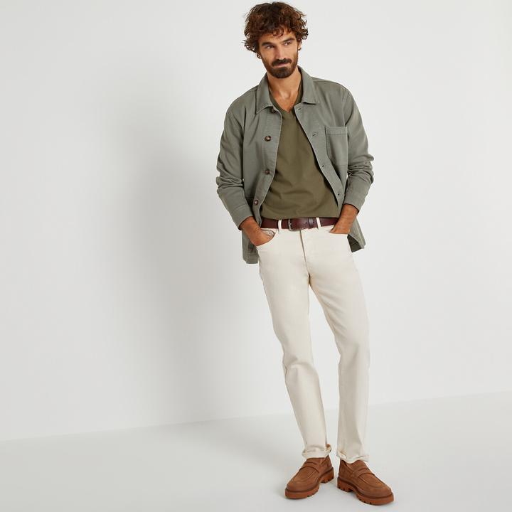Image du produit La Redoute Collections T-shirt avec col en V (3XL)
