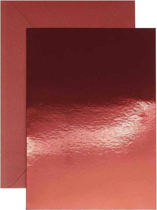 Produktbild Rico Design Spiegelkarton/Perlmutt rot.300463 (20 x)